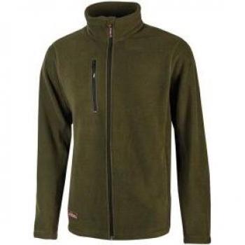 Chaqueta Polar de Trabajo Personalizada con Zip y Alta Visibilidad, Cuello Alto y Cintura Ajustable