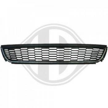 Rejilla de Ventilación para Parachoques DIEDERICHS 2206044 VW Polo V con Borde Cromado
