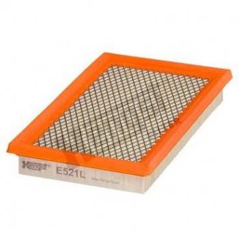 Filtro de aire HENGST FILTER E521L, tipo: Filtro de aire, características: alta eficiencia en filtración, diseño optimizado para un flujo de aire mejorado, fácil instalación, compatible con múltiples modelos de vehículos