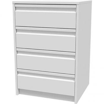 Cajonera 4 Cajones Bisel K762B 73,4X50Cm Blanco