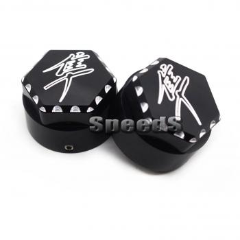 Speeds motocicleta 2 Stk. gabelabdeckung Tapa vástago protectora para Suzuki GSX1300R Hayabusa 2008 – 2016