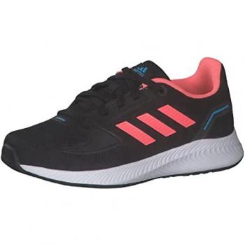 Zapatilla Deportiva Adidas Runfalcon 2.0 para Niña, Unisex, Core Black Acid Red Sky Rush
