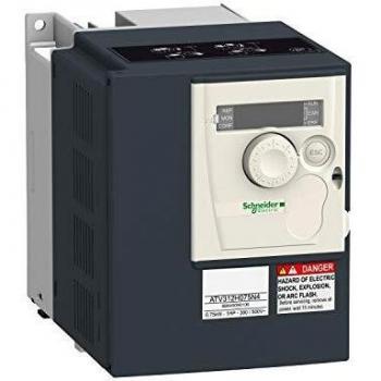 Schneider Electric ATV312H075N4 ATV312 Accionamiento de Velocidad Variable, 0.75kW, 2.4kVA, 41W, 380..500V, 3Fases, 143mm x 107mm x 152mm