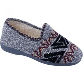 Zapatillas de casa para hombre Norteñas Otoño Invierno 66-440 Gris