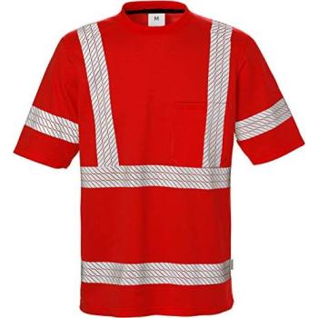 Fristad Kansas - T-Shirt 7407 TPS X/Large Hi-Vis Red 100973-330 XL