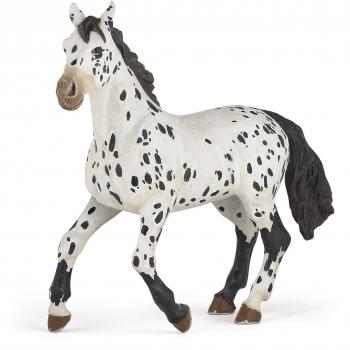 Papo Black Appaloosa Horse Toy Figure
