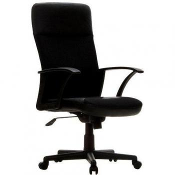 hjh OFFICE 644100 EMPEROR Silla de oficina,  piel, malla negro