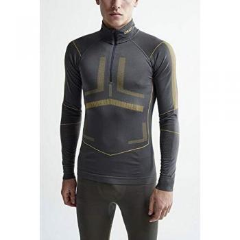 Craft Active Intensity Zip M Baselayer - Chaqueta de Trabajo para Hombre, Hombre, Color Gris, tamaño Small