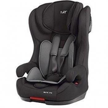 Play Safe Fix - Silla de coche, grupo 1/2/3, color negro y gris