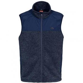 Trespass LEAFMINER - Chaleco de forro polar cálido para hombre, 300 g/m², color azul marino, XXL