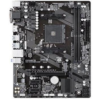 Gigabyte GA-A320M-S2H AMD A320 Socket AM4 microATX - Placa base