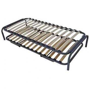 Cama Nido Metal Gris 90x200 cm con Dimensiones 206x36x88 cm