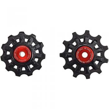 Campagnolo Unisex's Super Record Rear Derailleur Jockey Wheels, Black, 11 Speed