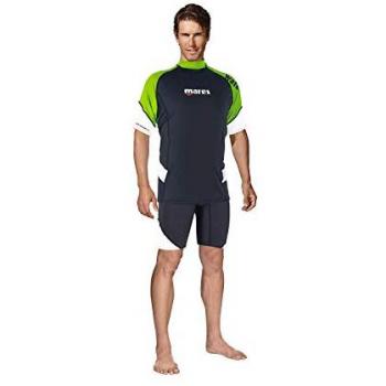 Mares Camiseta de Manga Corta Rash Guard Loose Fit UV para Hombre 412540 Limone S