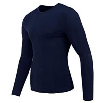 Camiseta Térmica de Rendimiento Joluvi de Manga Larga Azul Marino