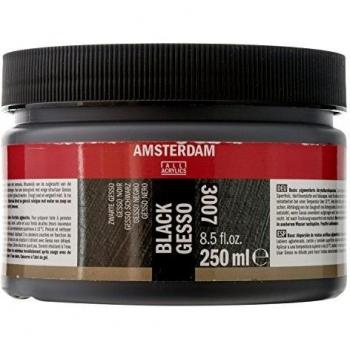 Amsterdam acrílico negro gesso tarro 250 ml
