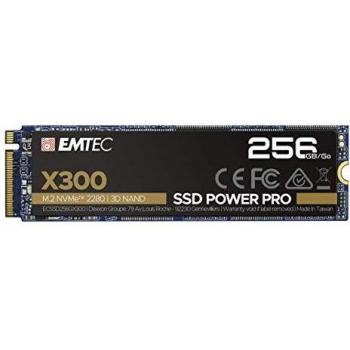 Emtec Power Pro X300 - SSD M.2 NVMe 256GB, PCI Express 3.0, 3D NAND