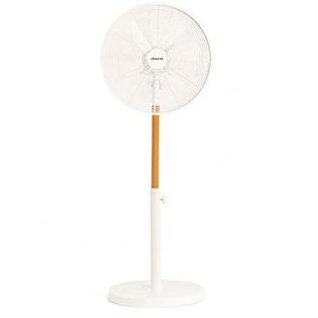 Ventilador de pie oscilante retro 50W con motor de cobre y 3 velocidades - AIR STAND WOOD