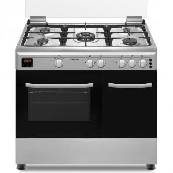Infiniton CC9696XHTP Cocina de Gas 5 Zonas + Horno Acero Inoxidable