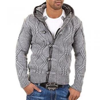 Carisma - 7013 - Chaqueta de punto a ochos - Gris - M