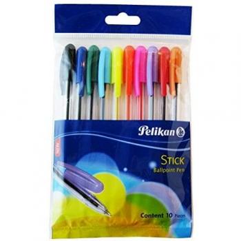 Pelikan 804790 - Bolígrafos de 10 colores, multicolor