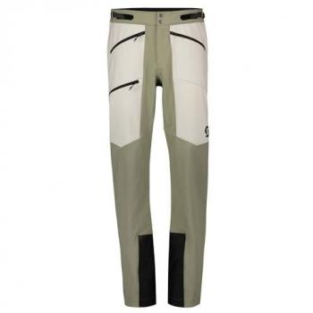 Scott Pantalones Explorair Softshell Pro Beige - Pantalones de softshell, color beige, diseño técnico para actividades al aire libre, resistencia al agua y al viento, transpirables, con múltiples bolsillos y ajuste ergonómico