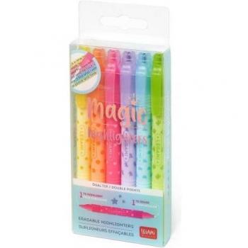 Set de 6 subrayadores borrables Legami