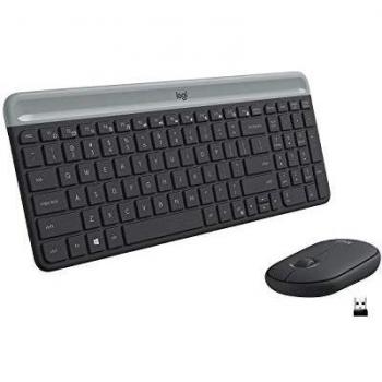 Logitech MK470 Teclado RF inalámbrico QWERTY Internacional de EE.UU. Grafito