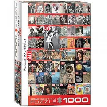 Vintage Cover Collage - LIFE Magazine 1000 Piece Puzzle