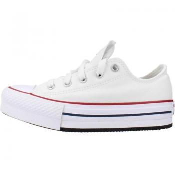 Converse Zapatillas casual de niños Chuck Taylor All Star EVA Lift baja Colección Foundation Converse, modelo CTAS EVA LIFT OX, color blanco