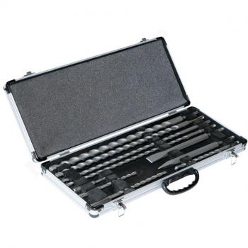 Juego de 10 piezas de brocas y cinceles SDS-Plus en maletín de aluminio Makita D-42385
