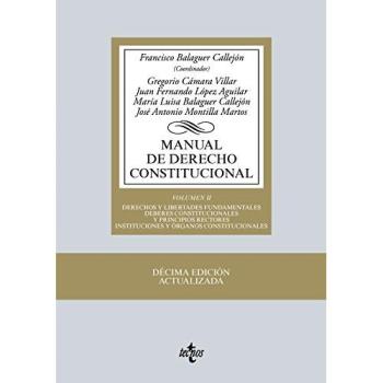 Manual de Derecho Constitucional: Vol. II: Derechos y libertades fundamentales. Deberes constitucionales y principios rectores. Instituciones y ... Biblioteca Universitaria De Editorial Tecnos)
