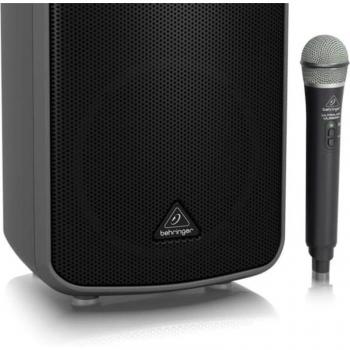 Behringer MPA200BT Portable Active Speaker with Wireless Microphone and Bluetooth Audio Streaming 200W