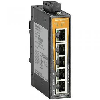 Weidmüller Industrial Ethernet Switch 5-Port Unmanaged Fast Ethernet 100 MBit/s