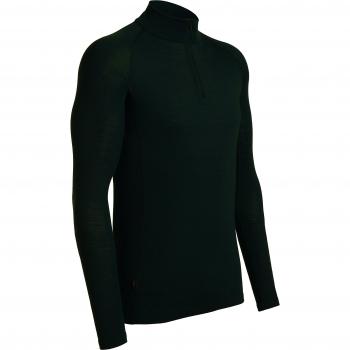 Icebreaker Everyday LS Half Zip - Jersey para hombre, color negro, talla XXL