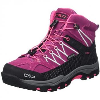 CMP Rigel Mid Waterproof Hiking Boots for Kids - Berry Pink, Size 39