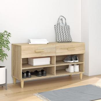 Zapato Sonoma roble 102x35x55 cm madera multicapa