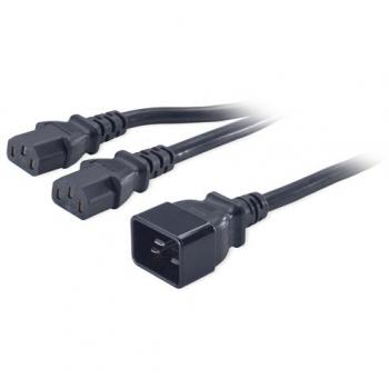 APC 0.5m Power Cord Splitter C20 to Dual C13