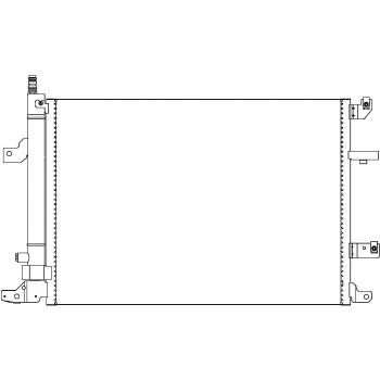 BEHR HELLA SERVICE 8FC 351 304-451  Condensador, aire acondicionado