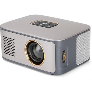 Proyector LCD SD40, 500 lúmenes, contraste 1000:1, puerto USB HD, LED HDR10, 1080P para cine en casa con altavoces estéreo