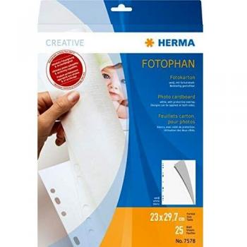 HERMA 237 Rectángulo Rojo 25pieza