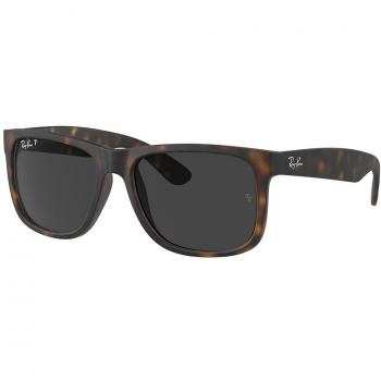 Ray-Ban RB4165F Justin Asian Fit Polarized 865/87 Tortoiseshell Men's Sunglasses 55mm