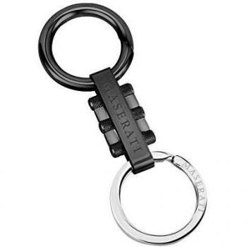 Llavero Maserati KMU4190103 de Acero Inoxidable con Estuche de la Marca - Portallaves Hombre