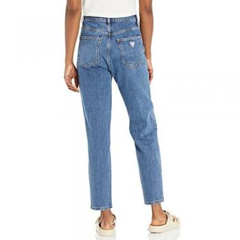 Blue Mom Fit Jeans for Women by Guess