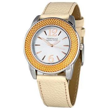 Pertegaz Reloj Analógico para Mujeres de Cuarzo con Correa en Cuero PDS-046-B