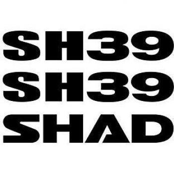 SHAD - D1B39ETR/214 : Recambio adhesivos pegatinas TOP CASE baul o maleta SH39 2013