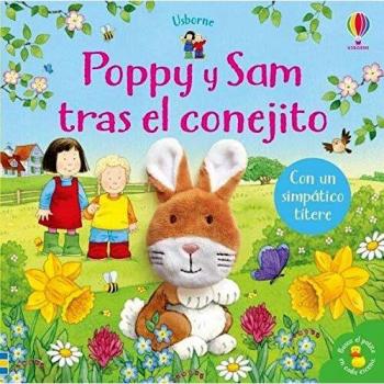 poppy y sam tras el conejito