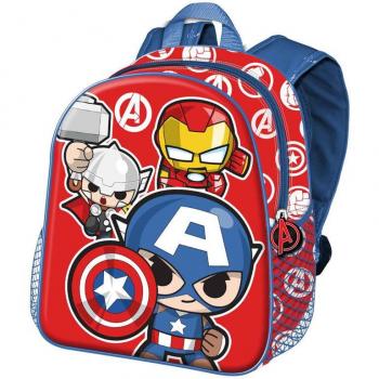 Mochila Marvel Avengers Impact 3D, Roja, 31cm