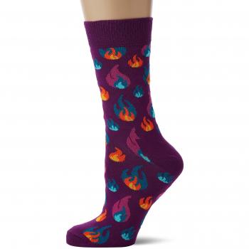Happy Socks Flames Sock Calcetines, Multicolor