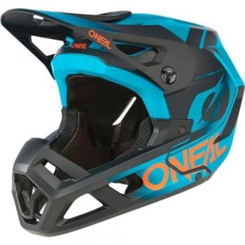 Casco de Descenso O'Neal SL1 Strike Negro/Azul/Verde Acqua Talla L Unisex